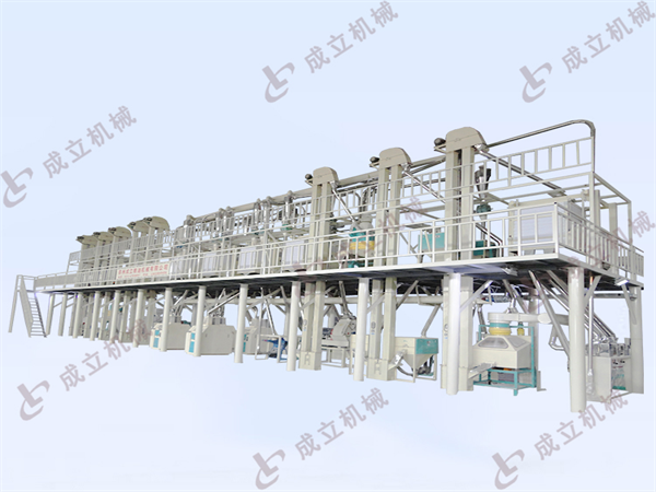 自動化日產(chǎn)100噸面粉加工設(shè)備生產(chǎn)線發(fā)展的浪潮